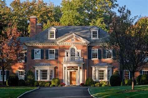 New Georgian Revival Home | Georgian revival homes, Brick exterior ...