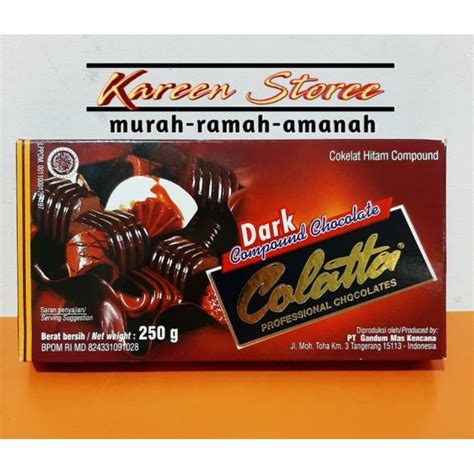 Jual Coklat Colatta dark compound | Coklat batang merk Colatta kemasan ...