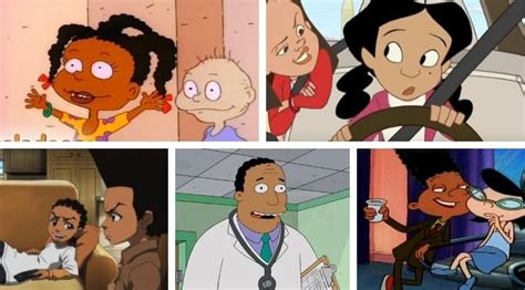 Black Curly Hair Cartoon Characters Male Caramel tan skin atlethic body ...