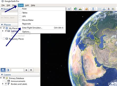 How to use the flight simulator in Google Earth [Guide]