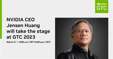 Keynote by NVIDIA CEO Jensen Huang | GTC 2023 | NVIDIA