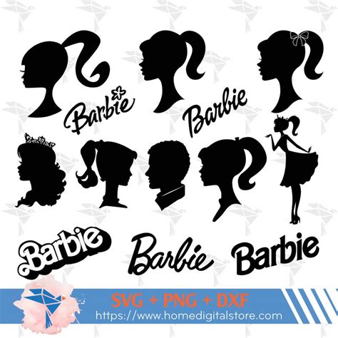 Barbie Silhouette SVG, PNG, DXF