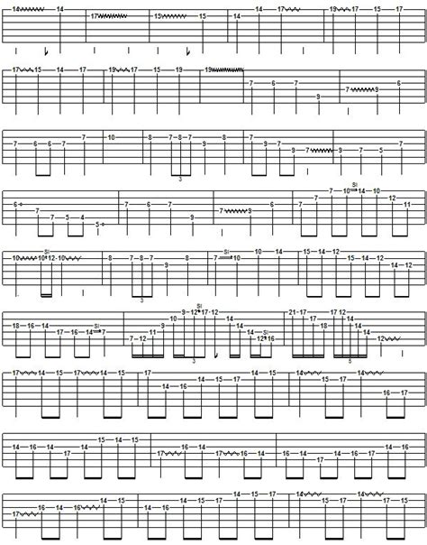 Canon Rock - guitar solo tab 2 | Guitar tabs, Guitar, Guitar solo