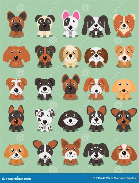 Thai Bangkaew Dog Breed Infographic Vector Illustration | CartoonDealer ...