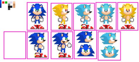 Sonic Sprites Pixel Art Maker - Bank2home.com