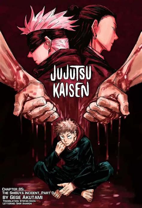 Jujutsu Kaisen Chapter 85 Cover #jujutsukaisen | Manga covers, Jujutsu ...