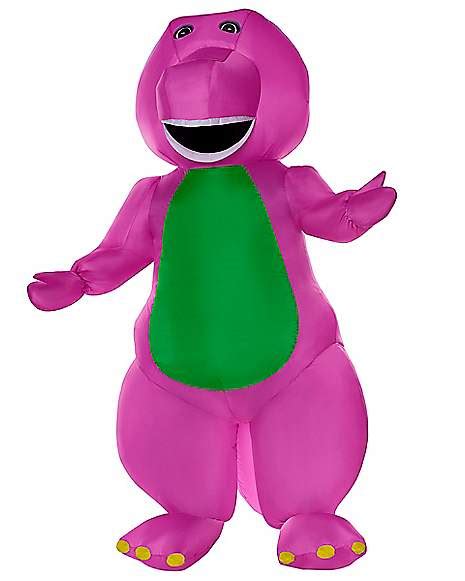 Adult Barney Inflatable Costume - Spirithalloween.com