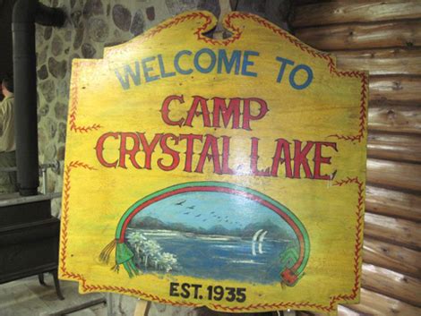 Origins Of The Camp Crystal Lake Sign - Friday The 13th: The Franchise