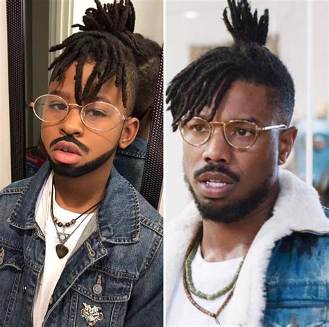 When you nail your Black Panther's Erik Killmonger outfit for celebrity ...