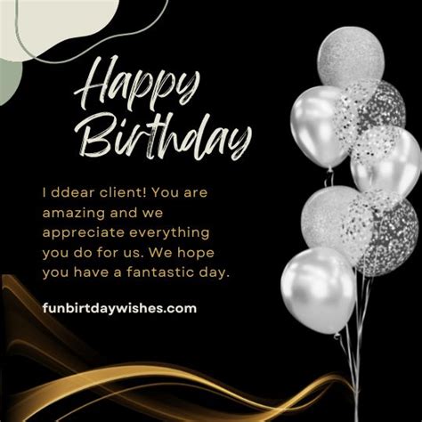 Birthday Wishes for your Clients