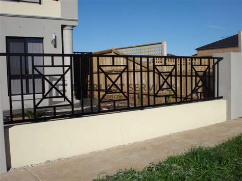 Steel Fencing Melbourne - Metal Wrought Iron Fence Panels & Posts