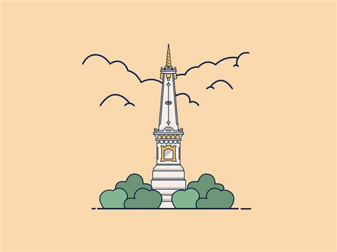 TUGU YOGYAKARTA by At First Design on Dribbble