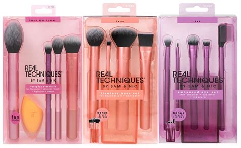 Amazon.com: Real Techniques Brush Set (Everyday Essentials, Enhanced ...