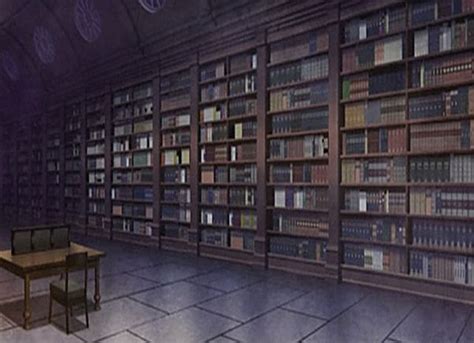 Aesthetic Anime Library Background