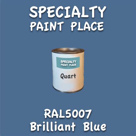 RAL 5007 Brilliant Blue Quart Can