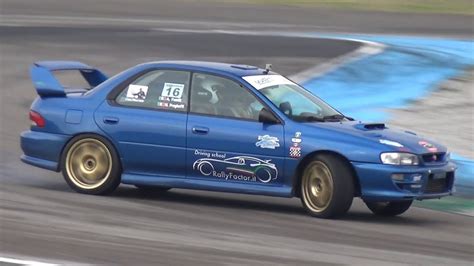 INSANE DRIVING Subaru Impreza WRX STi GC8 on Track! - LOUD Turbo Sound ...