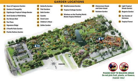 Garden Map - Mounts Botanical Garden of Palm Beach County