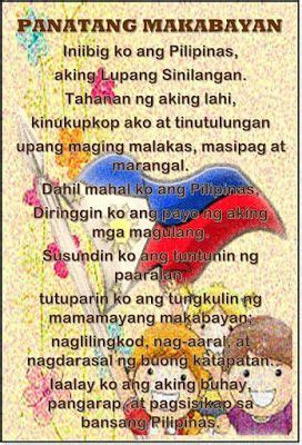 Teacher Fun Files: Lupang Hinirang, Panatang Makabayan at Panunumpa sa ...