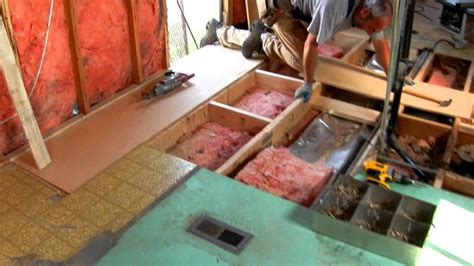 Trailer Renovation: fixing floor - YouTube