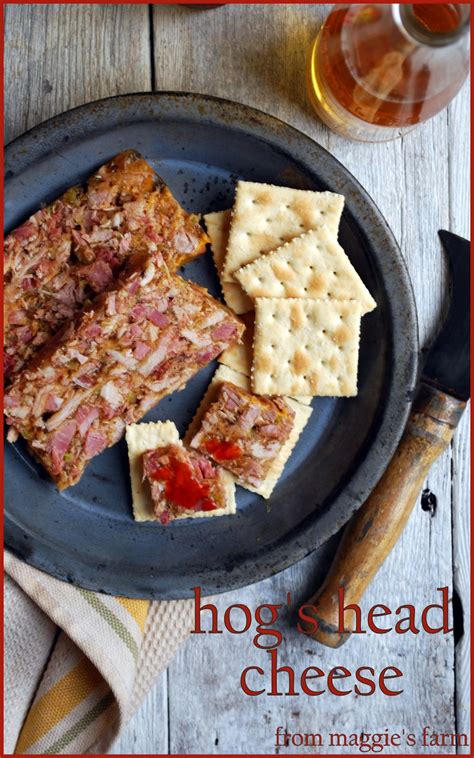 Notes from Maggie's Farm: charcuterie & the ark of taste: hog's head cheese