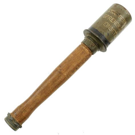 Original German WWI Model 1917 Stick Grenade with Full Markings and 19 ...