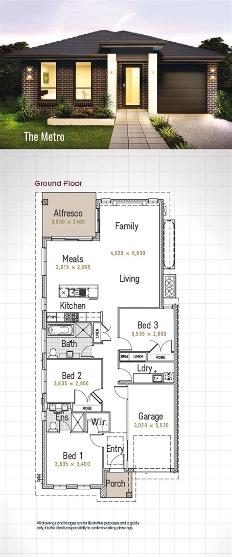 Modern House Plans Single Story Home