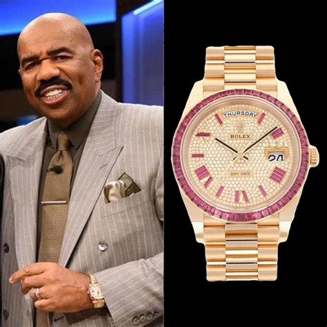 Steve Harvey Watch Collection Is As Glowing As His Fashion Style – IFL ...