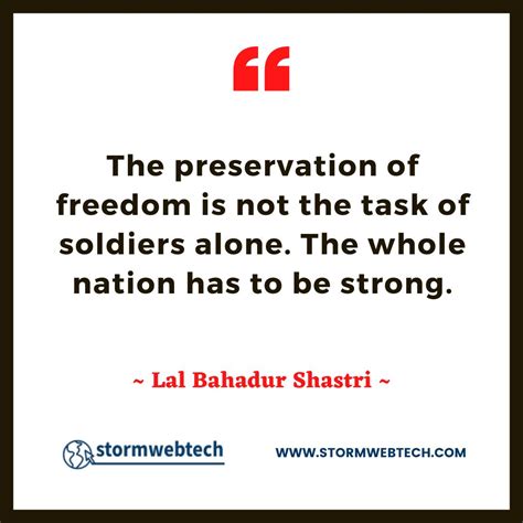 30 + Famous Lal Bahadur Shastri Quotes In English