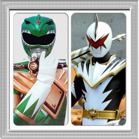 Green ranger vs white ranger