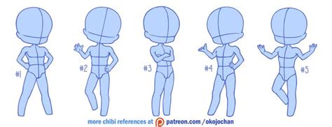 Chibi Poses Reference | Chibi Base Set #8