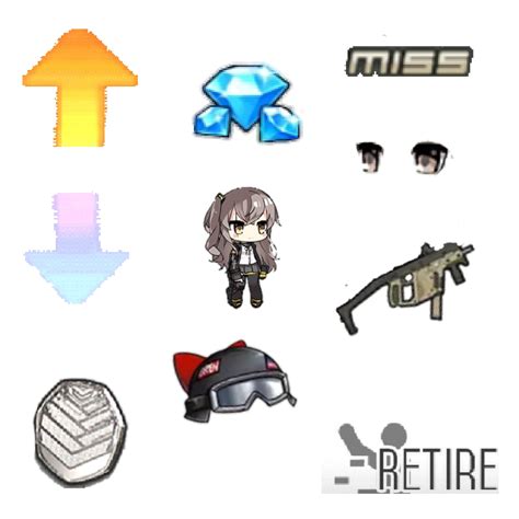 Here's a template of GFL stuff. : r/girlsfrontline