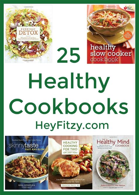 25 healthy cookbooks to help you jump start the new year!