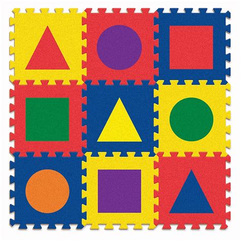 Carpet Tiles, Shapes, 12" x 12", 9 Count - PACAC4354 | Dixon ...