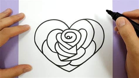 Easy Love Drawings Of Hearts