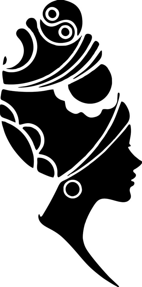 Black Woman Silhouette Vector at Vectorified.com | Collection of Black ...