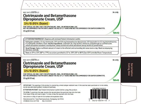 Clotrimazole Betamethasone Cream: Package Insert / Prescribing Info