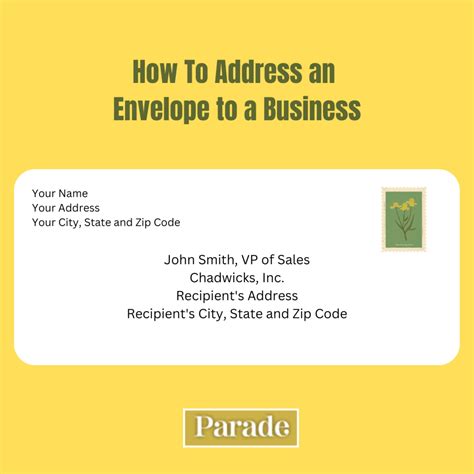 How To Address An Envelope (with Images Filled Out) - Parade