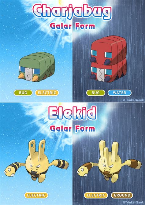 Pokemon Images: Pokemon Sword And Shield New Galar Forms