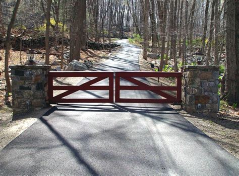 Wooden Driveway Gates | Tri State Gate | Wooden gates driveway, Wood ...