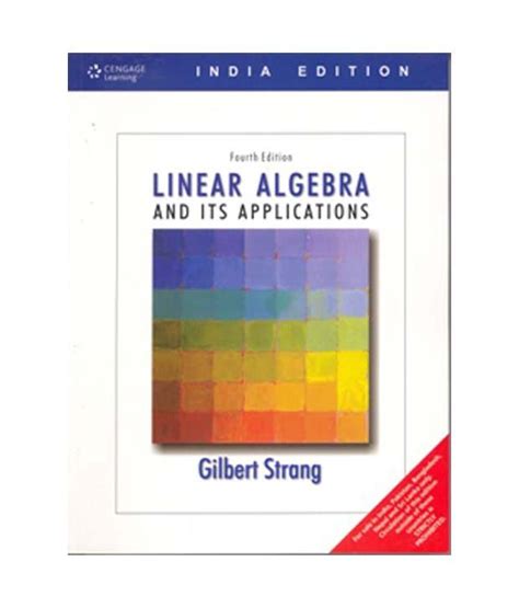 Linear Algebra And Its Applications Paperback (English) 2014: Buy ...