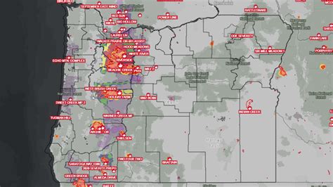 Fire Map Oregon Current - Emilia Natividad