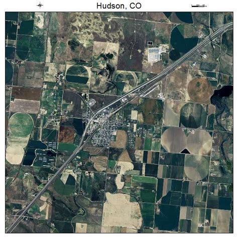 Aerial Photography Map of Hudson, CO Colorado