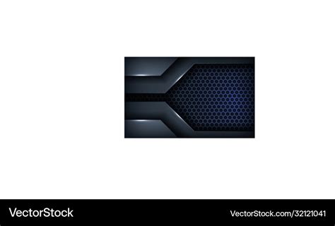 Black metal texture background realistic overlap Vector Image