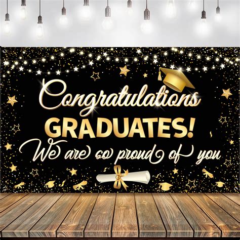 Buy KatchOn, Congratulations Graduate Banner 2024 - Large 72x44 Inch ...