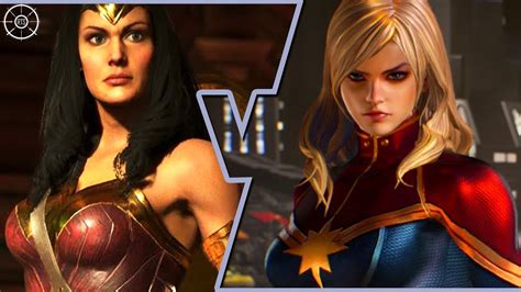 WONDER WOMAN vs. CAPTAIN MARVEL | FAST FAN FIGHTS - YouTube