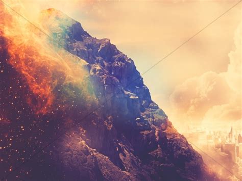 Burning Mountain Church Worship Background | Sharefaith Media