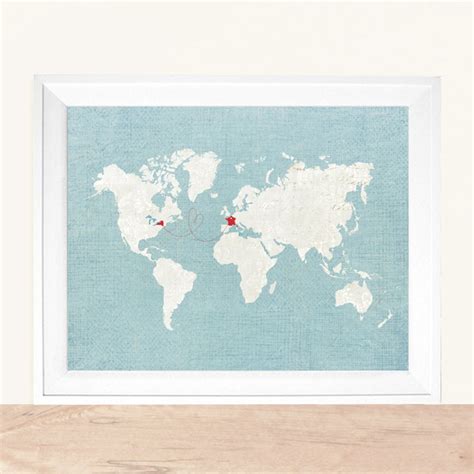 World Map, Love Map, Custom Map, Personalized Gift, Travel Map, Travel ...