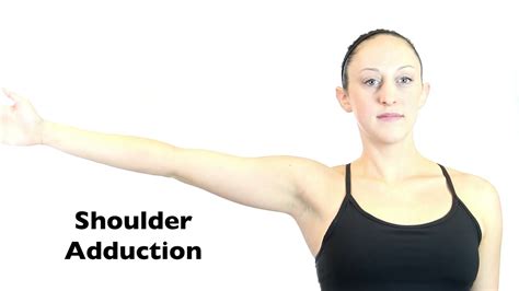 Shoulder Adduction - YouTube