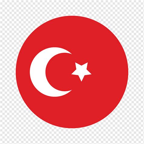 Turquía, Asia, círculo, país, bandera, nación, nacional, icono de ...