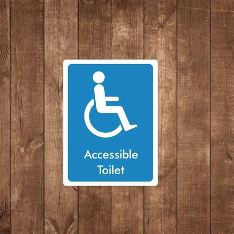 Disabled Toilet Sign | Accessible Toilet Signs